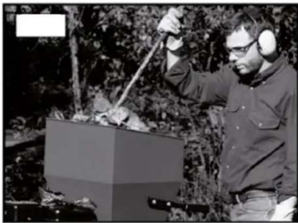 Anova BIO150D - Pour broyer les petites branches, feuilles et buissons - 1