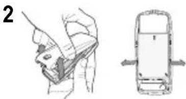 SAGEM myX12 - Echange de la coque - 2