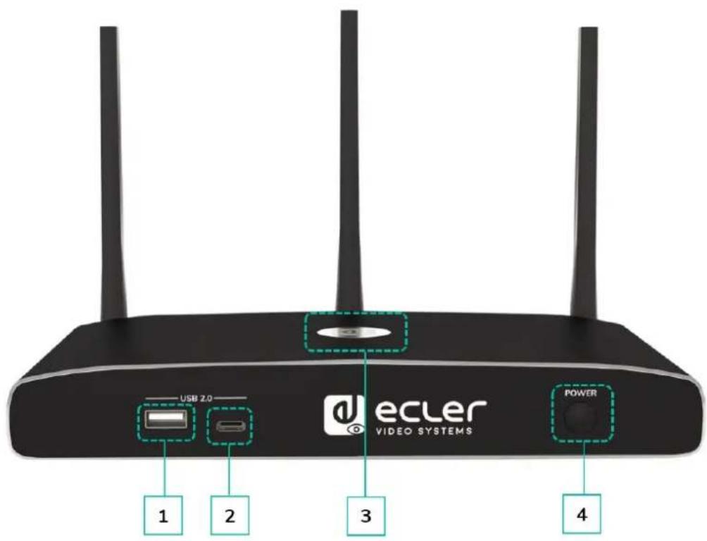 Ecler VEOSWC44TU - Face avant - 1