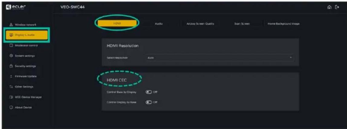 Ecler VEOSWC44TU - HDMI CEC - 1