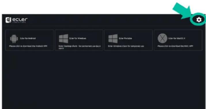 Ecler VEOSWC44TU - GESTION DES PARAMÉTRES ET CONFIGURATION AVEC L'INTERFACE WEB - 4