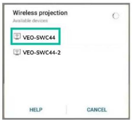 Ecler VEOSWC44TU - Sélectionnez le SSD du VEO-SWC44 et cliquez pour vous connecter. - 1