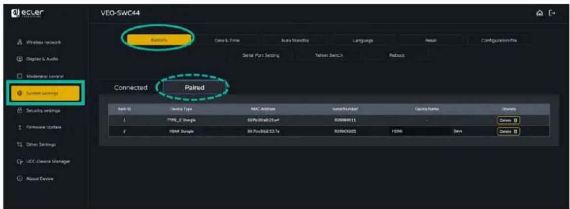 Ecler VEOSWC44TU - Buttons - 2