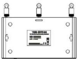 Ecler VEOSWC44TU - Schéma avec cotes - 5