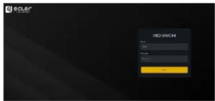 Ecler VEOSWC44TU - GESTION DES PARAMÉTRES ET CONFIGURATION AVEC L'INTERFACE WEB - 5