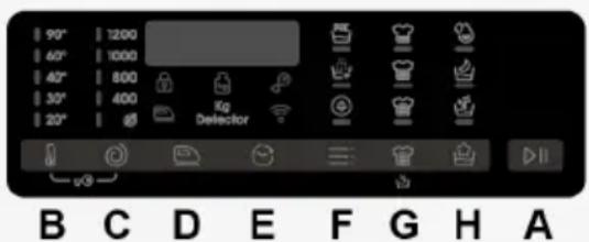 90° 1200 60° 1000 40° 800 30° 400 20° Kp Detector B C D E F G H A