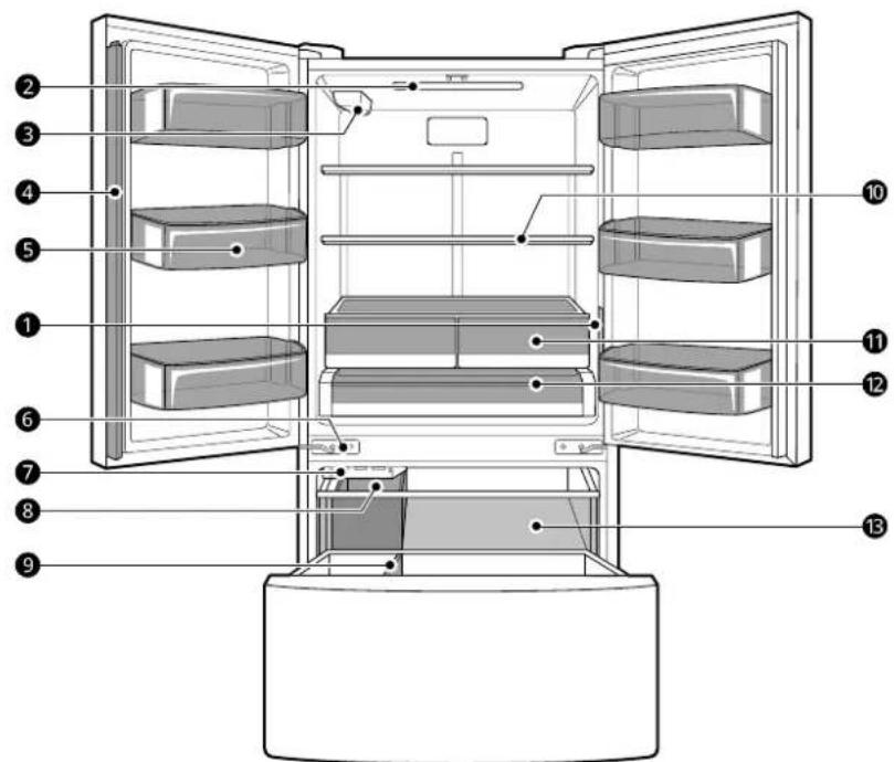 LG LF25S6330S - Interior - 1