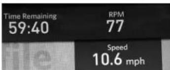 Precor RBK 600 - Demarrer un entrainement - 3