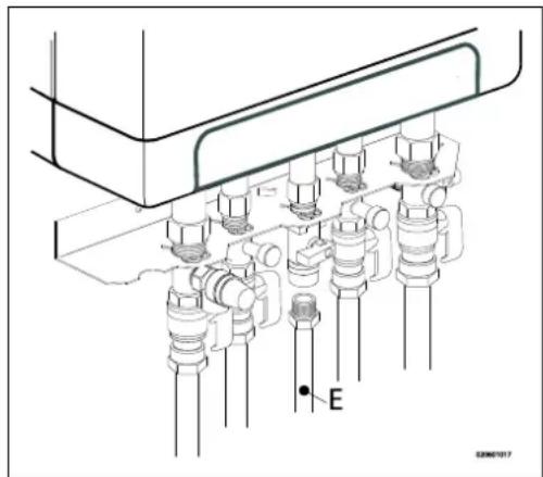 DAIKIN EKOMBG33ABV1 - Collegamento del gas - 1