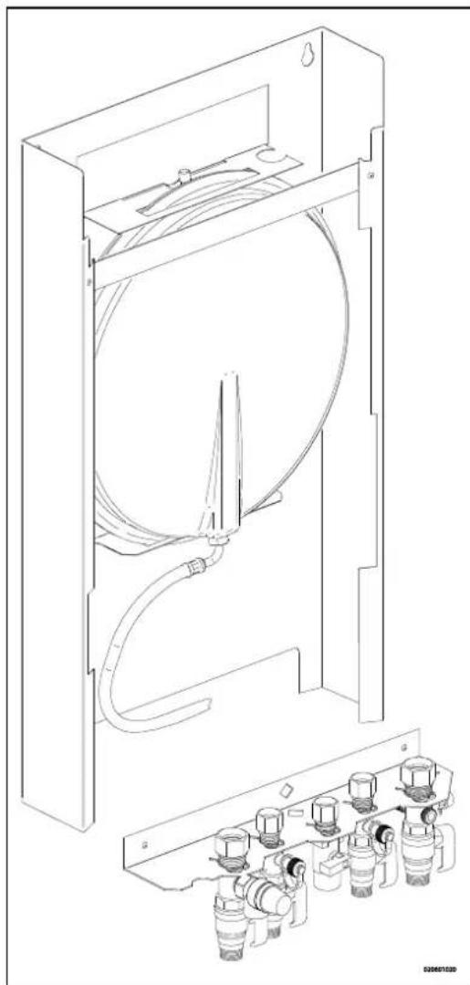 DAIKIN EKOMBG33ABV1 - Montage der Aufhängeleiste und des Montagehalters - 2