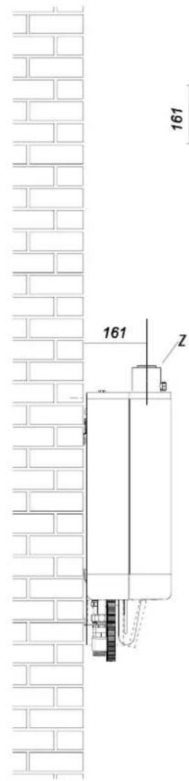 DAIKIN EKOMBG33ABV1 - Mesures d'installation - 1