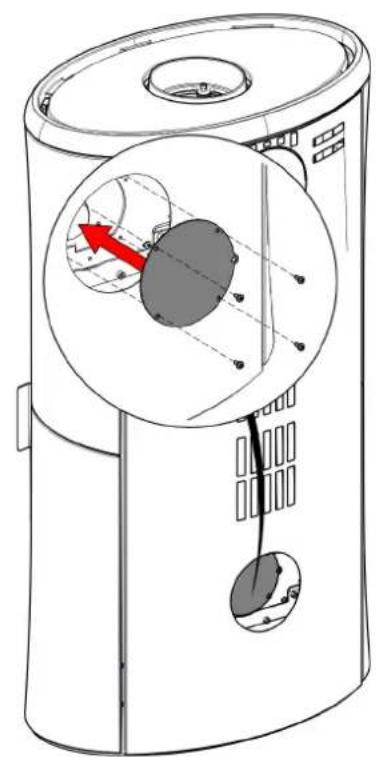 EDILKAMIN BODY 6 - Prise d'air externe par le bas - 8