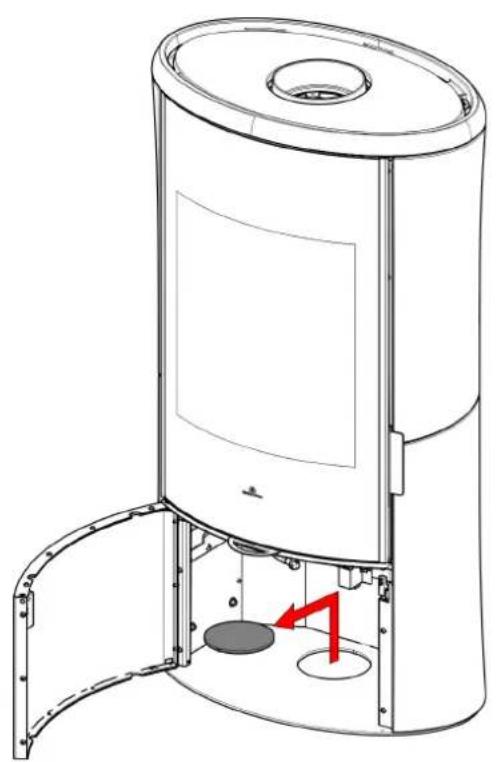 EDILKAMIN BODY 6 - Prise d'air externe par le bas - 3