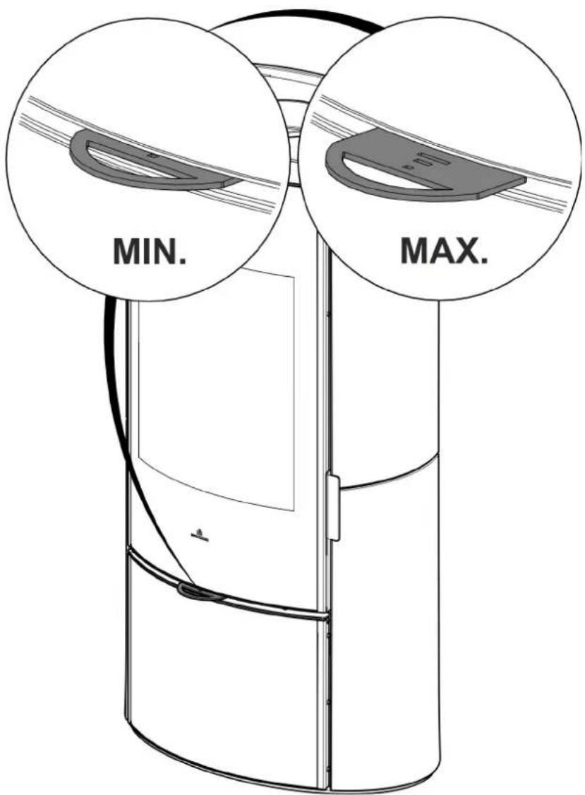 EDILKAMIN BODY 6 - Pour faire varier l'apport d'air comburant - 1