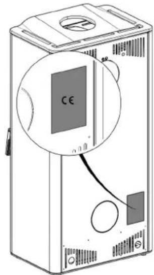 EDILKAMIN BODY 6 - Plaque CE : Données et emplacement - 2