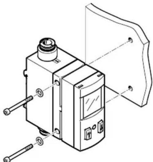 Festo SFAB1000UHQ10PNLKPNVBAM12 - Montage du capteur sur panneau - 1