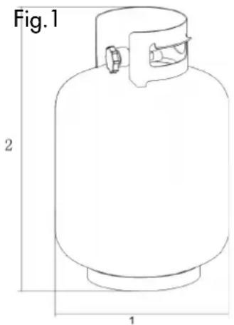 Jamie Oliver Home 3S - GAS CYLINDER - 1