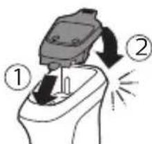 PHILIPS Multigroom MG3748 - Detaching and attaching cutting elements - 2