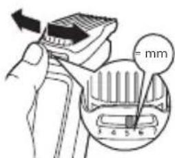 PHILIPS Multigroom MG3748 - Kammaufsatz mm - 1