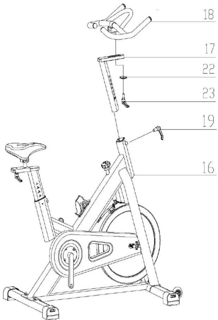 Darwin Evo 30 - Étape 3 : montage de la barre de guidon et du guidon - 1