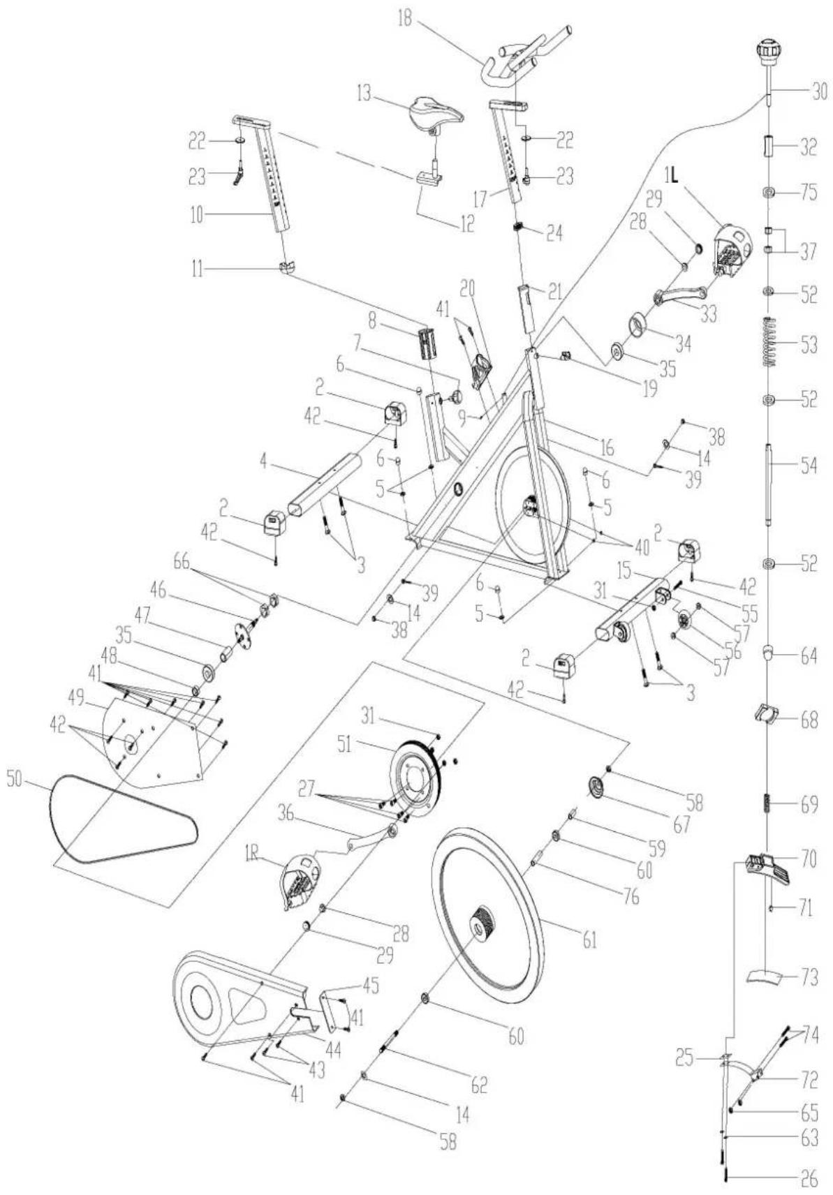 Darwin Evo 30 - Vue éclatée - 1
