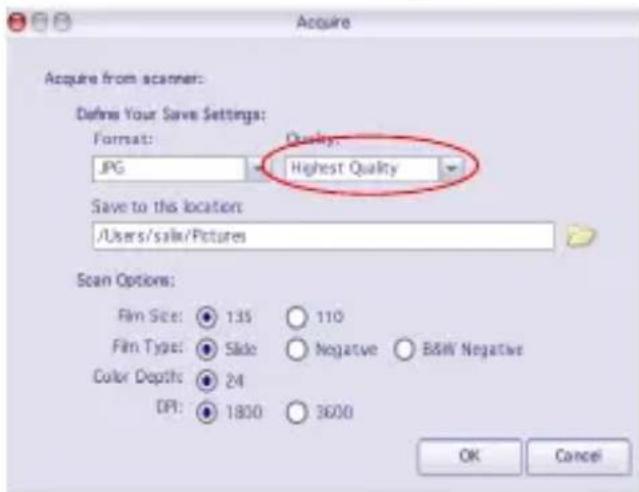 EASYPIX CyberScanner Basic - Acquérir l'image avec Mac - 4