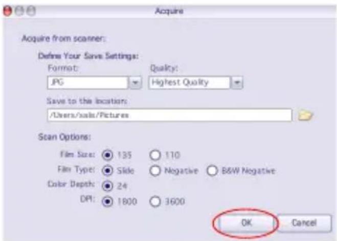 EASYPIX CyberScanner Basic - Acquérir l'image avec Mac - 7