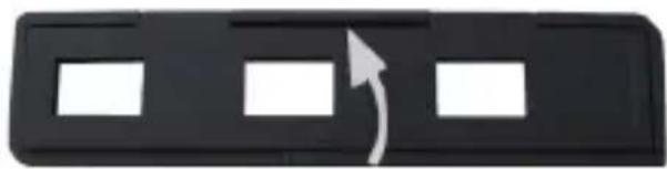 EASYPIX CyberScanner Basic - Placer un film / une diapositive dans le support - 2