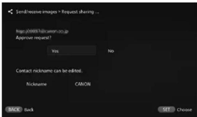 CANON Connect Station CS100 - Select a received approval request. - 1