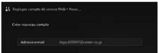 CANON Connect Station CS100 - Saisissez l'adresse e-mail. - 1