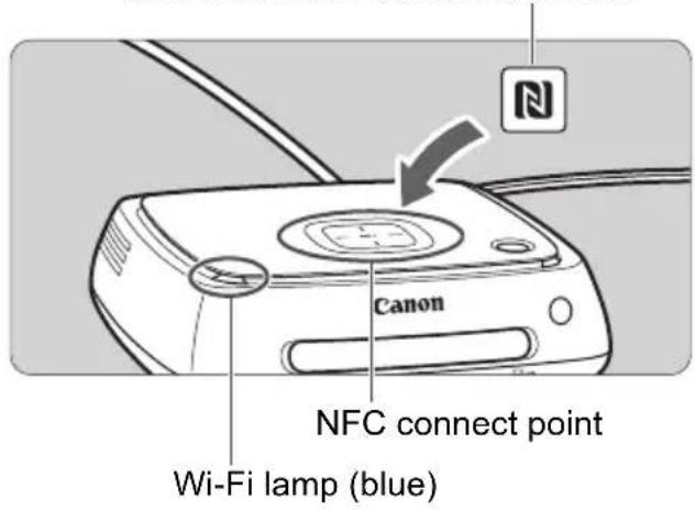 CANON Connect Station CS100 - NFC function of the camera - 1