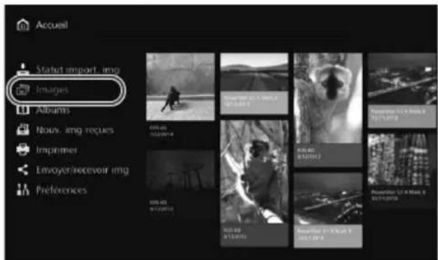 CANON Connect Station CS100 - Affichage des images depuis la liste d'images - 1