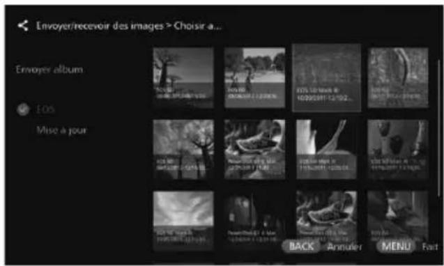CANON Connect Station CS100 - Sélection et envoi d'un album - 3