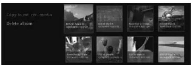 CANON Connect Station CS100 - Setting the submenu - 1