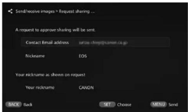 CANON Connect Station CS100 - Sending an approval request - 3