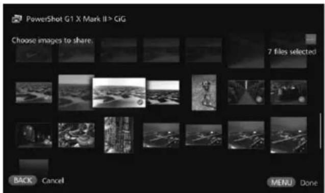 CANON Connect Station CS100 - Select a Web service. - 1