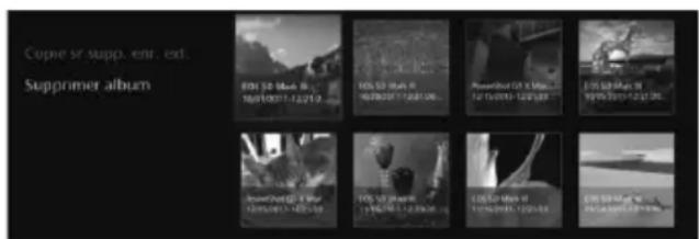 CANON Connect Station CS100 - Réglage du sous-menu - 1