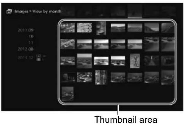 CANON Connect Station CS100 - Viewing Images by Shooting Month or Camera/Camcorder - 1