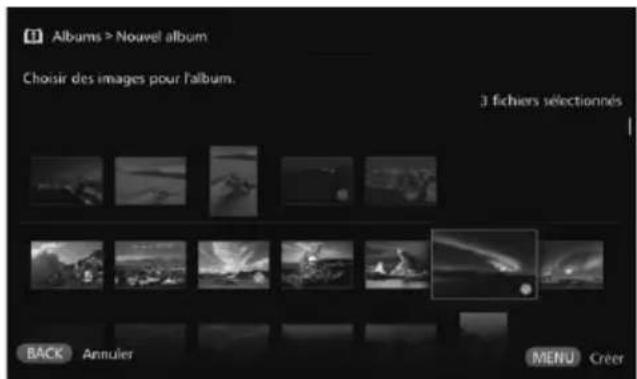 CANON Connect Station CS100 - Création d'un album - 1