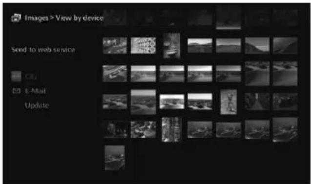 CANON Connect Station CS100 - Select [Send to web service]. - 1