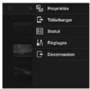 CANON Connect Station CS100 - Écran de menu du périphérique - 2