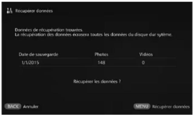 CANON Connect Station CS100 - [Récupérer données] - 1