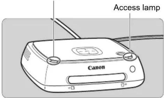 CANON Connect Station CS100 - Lamp Indicators - 1