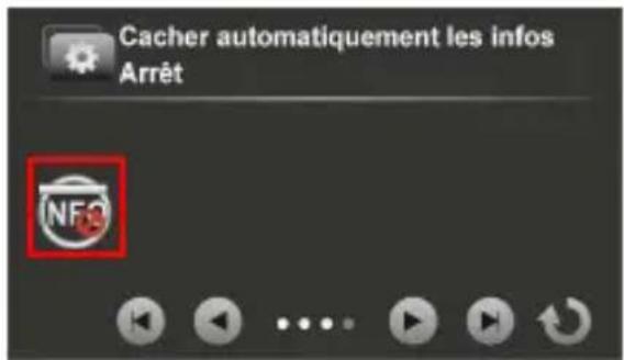 AIPTEK ProjectorCam C25 - Cacher automatiquement les informations - 2