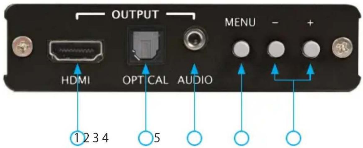 StarTech.com VGA2HDMIPRO - リアパネル - 1
