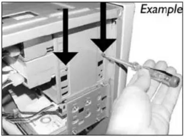 PHILIPS SPD6006BD - EN Connect the IDE cable like in A (2 devices) or B (only 1 device). - 3