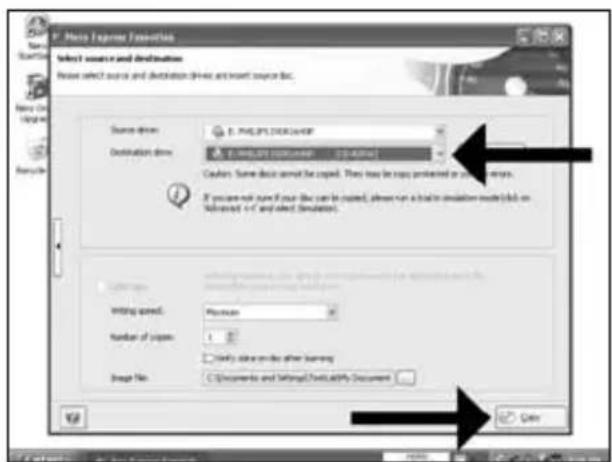 PHILIPS SPD6006BD - 如何复制光盘？ - 4