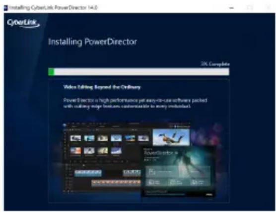 AVERMEDIA DVD EZMaker 7 - Installazione di CyberLink PowerDirector14 - 1