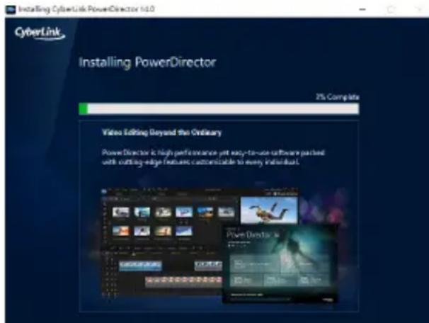 AVERMEDIA DVD EZMaker 7 - CyberLink PowerDirector14'ü Yükleme - 1