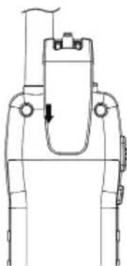 ALBRECHT 29661 - Installing the belt clip - 2